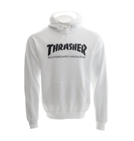 THRASHER THRASHER - SKATE MAG HOODIE WHITE -