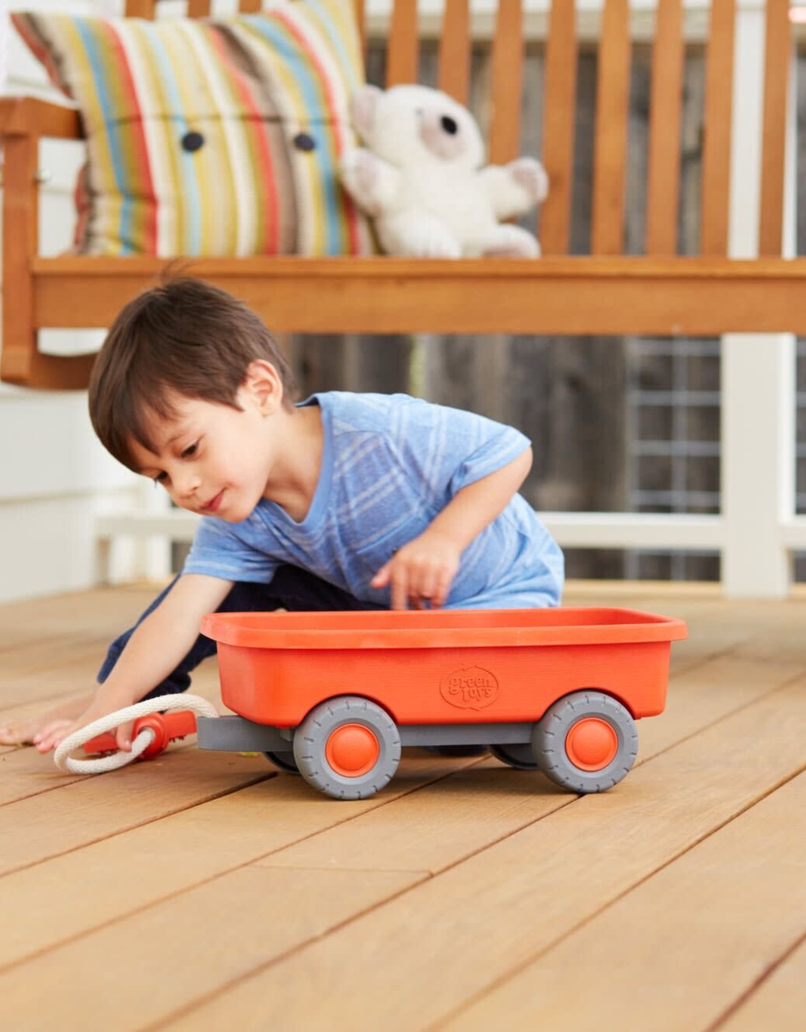 green toys orange wagon