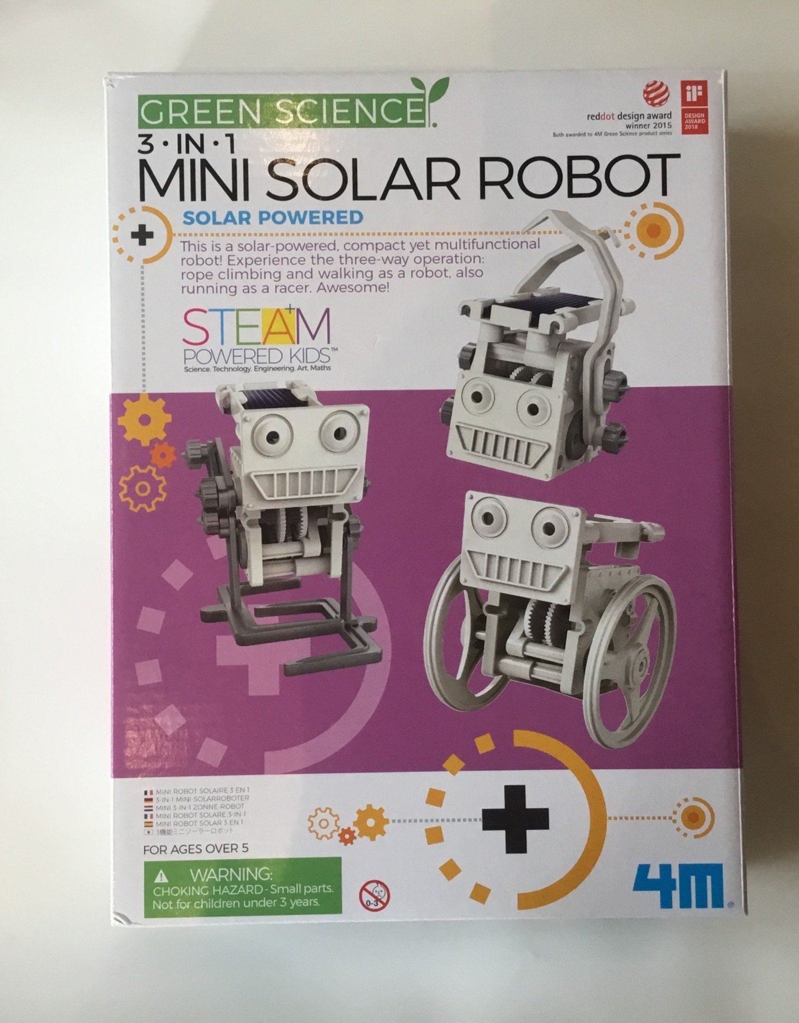 mini solar robot