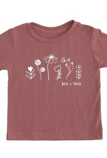 Bees + These Tee Mauve (4T)