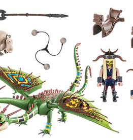 Playmobil Licenses Dragon Racing: Ruffnut and Tuffnut with Barf and Belch