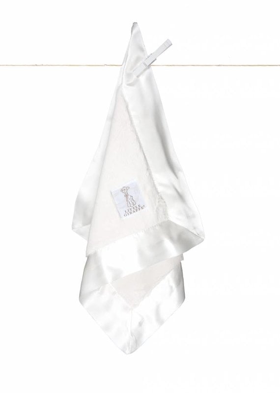 Little Giraffe Little Giraffe White Luxe Blanky