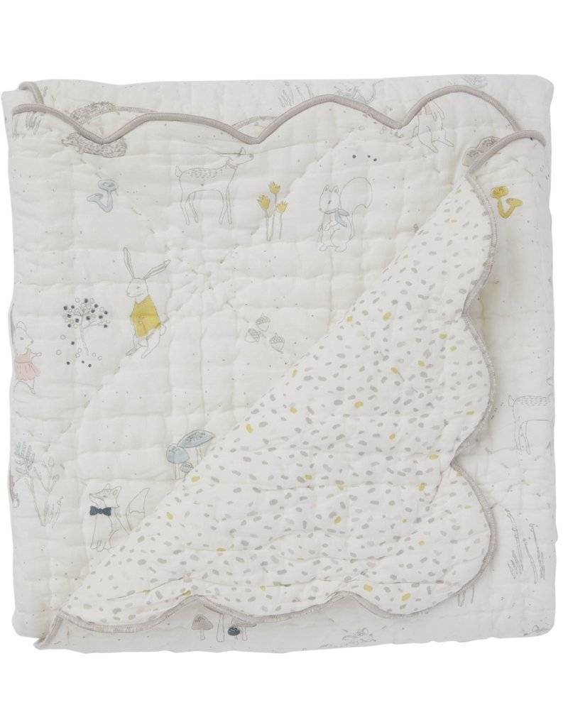 Pehr Pehr Magical Forest Scalloped Blanket