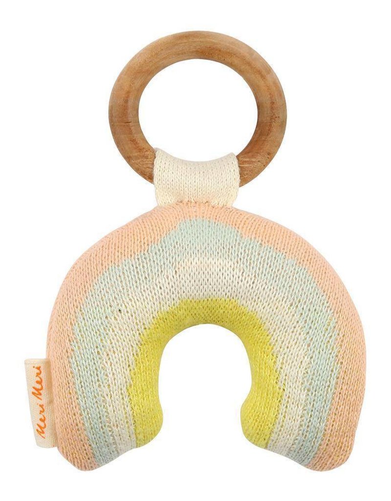 Meri Meri Rainbow Knit Teether Rattle