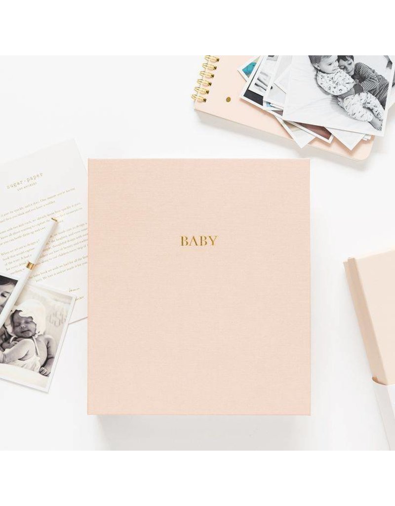 sugar paper baby book