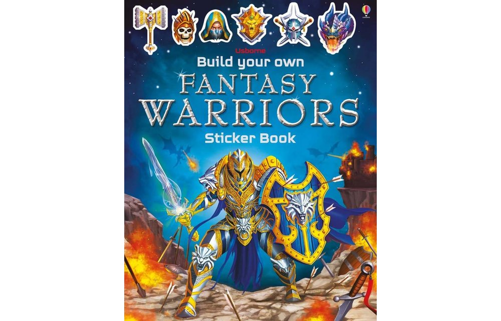 Build Your Own Fantasy Warriors Sticker Book