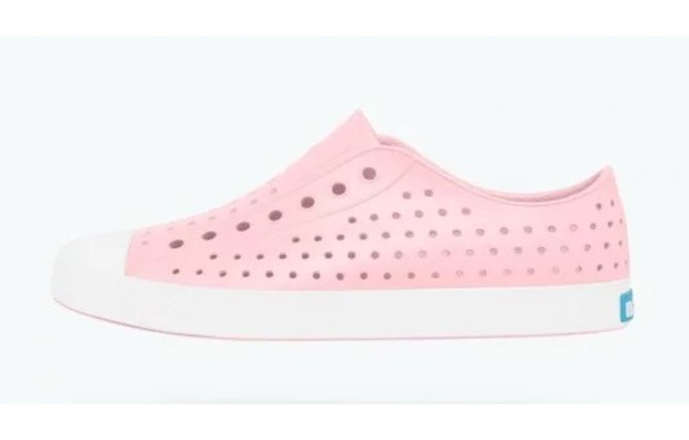 Native Jefferson Kids Milk Pink/Shell White