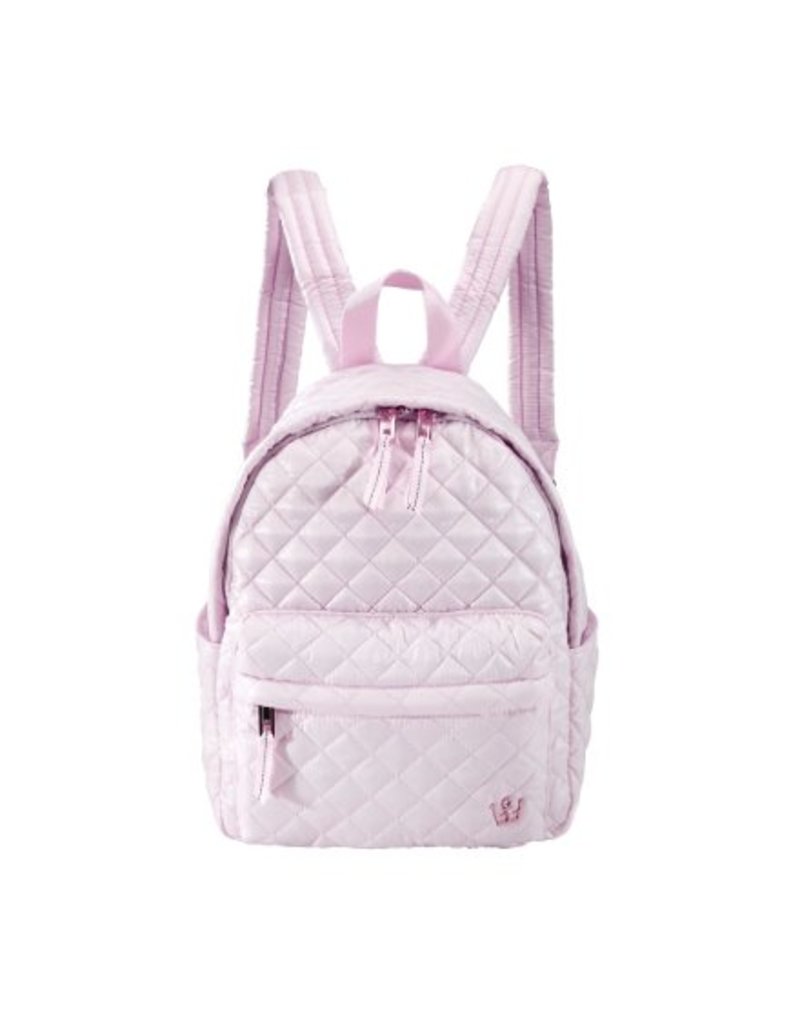 light pink mini backpack