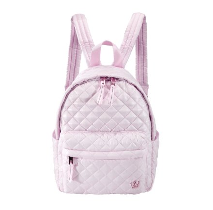 light pink small backpack