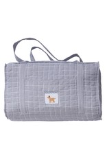 Little English Little English Quilted Luggage Duffle Dog-Blue