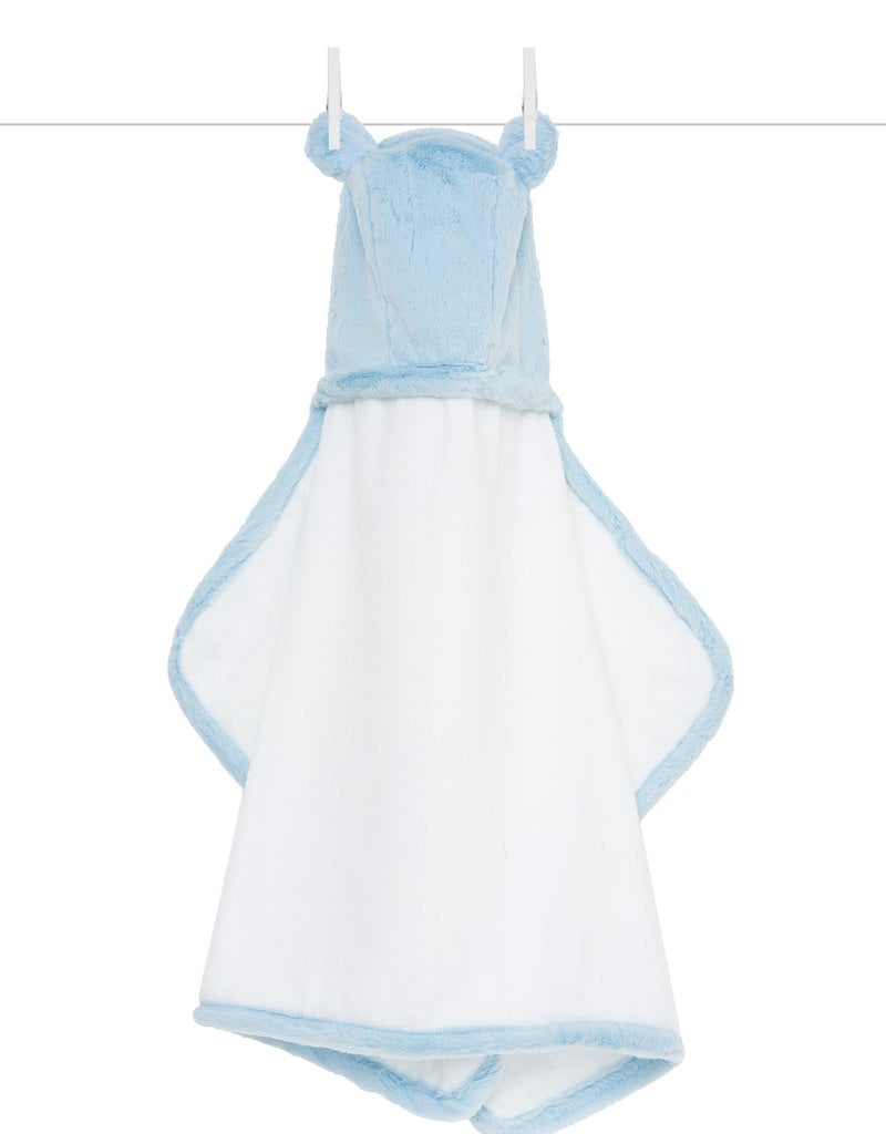 Little Giraffe Blue Luxe Hooded Towel