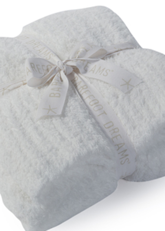 Barefoot Dreams Barefoot Dreams Cozychic Ribbed Throw White