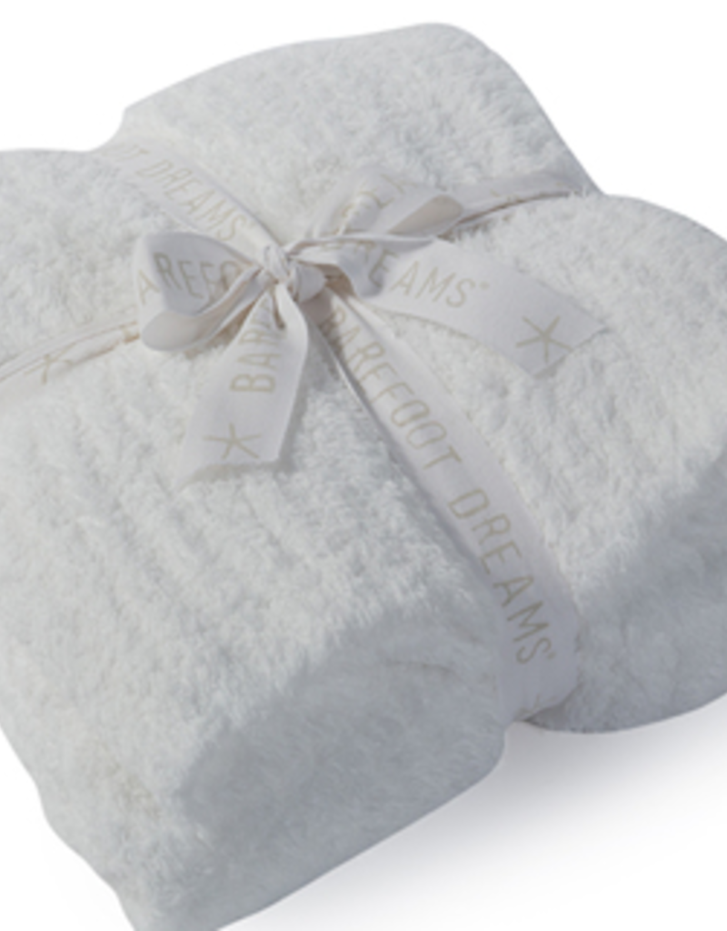 Barefoot Dreams Barefoot Dreams Cozychic Ribbed Throw White