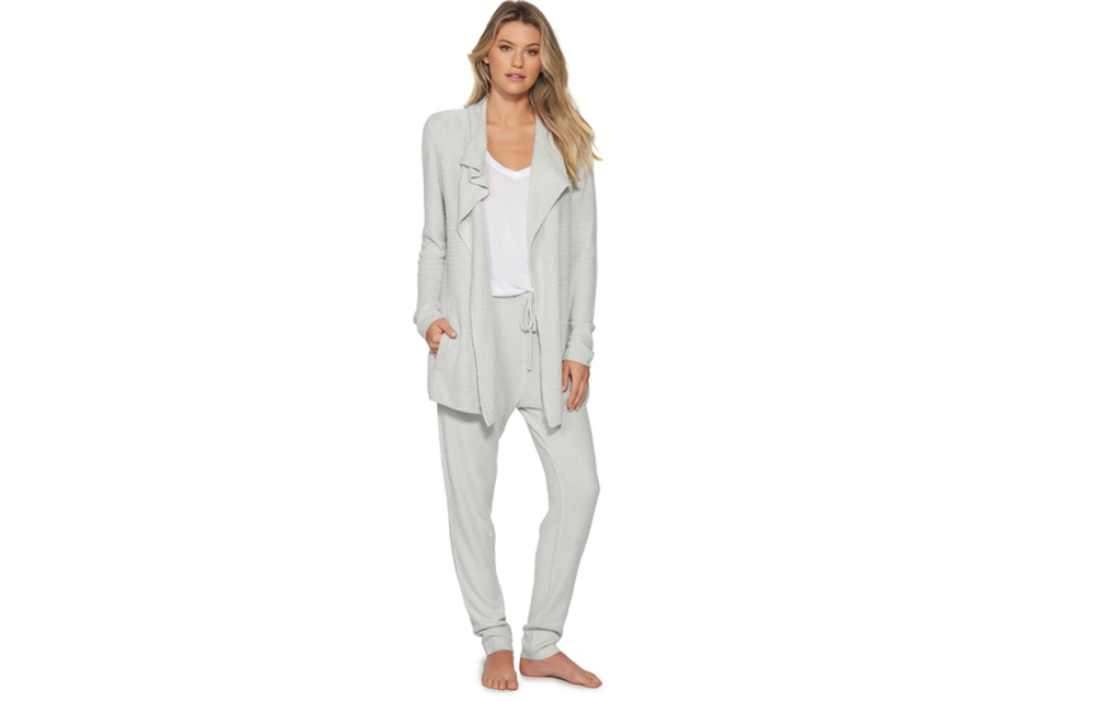 Barefoot Dreams Cozychic Lite Coastal Cardi in Ocean 2