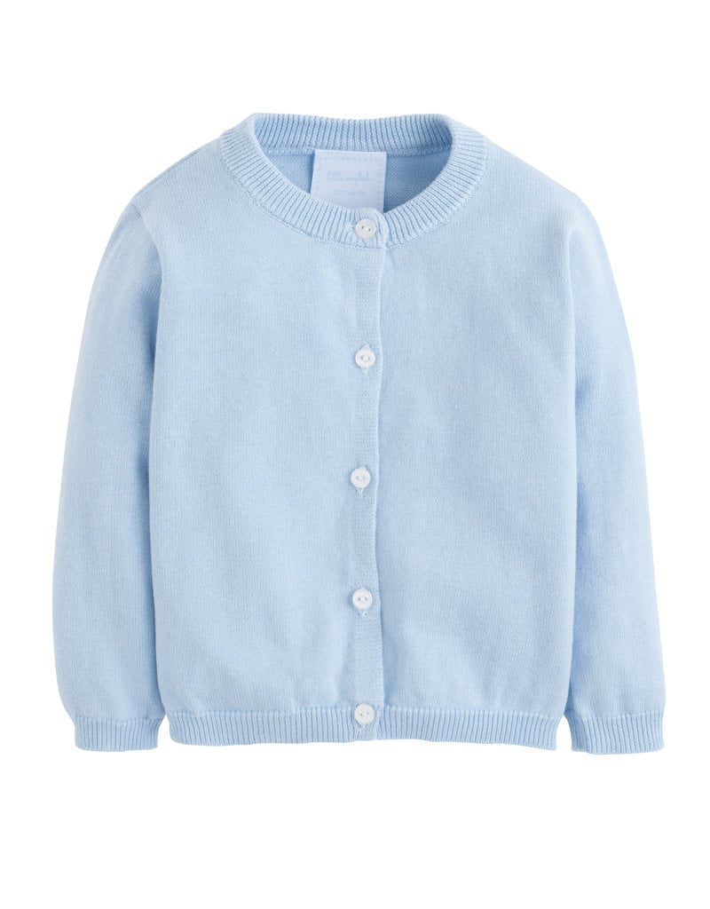 light blue cardigan