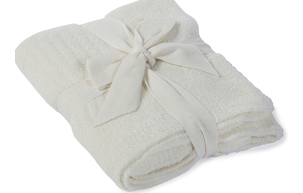 Barefoot Dreams CozyChic Lite Ribbed Blanket (Baby) Pearl