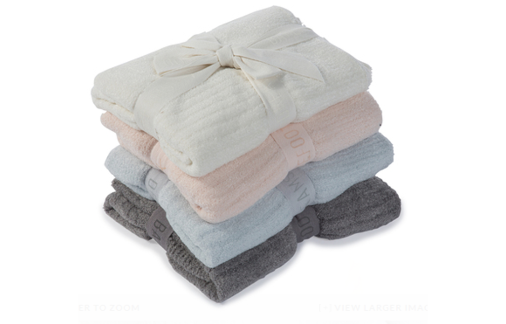 Barefoot Dreams Cozychic Lite Ribbed Blanket (Baby) Blue