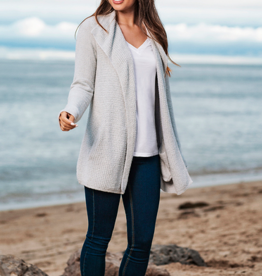 Barefoot Dreams Barefoot Dreams Cozychic Lite Coastal Cardi in Ocean