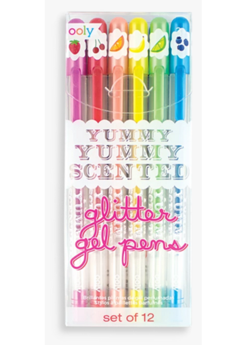 ooly Ooly Yummy Yummy Scented Colored Glitter Gel Pens Set of 12