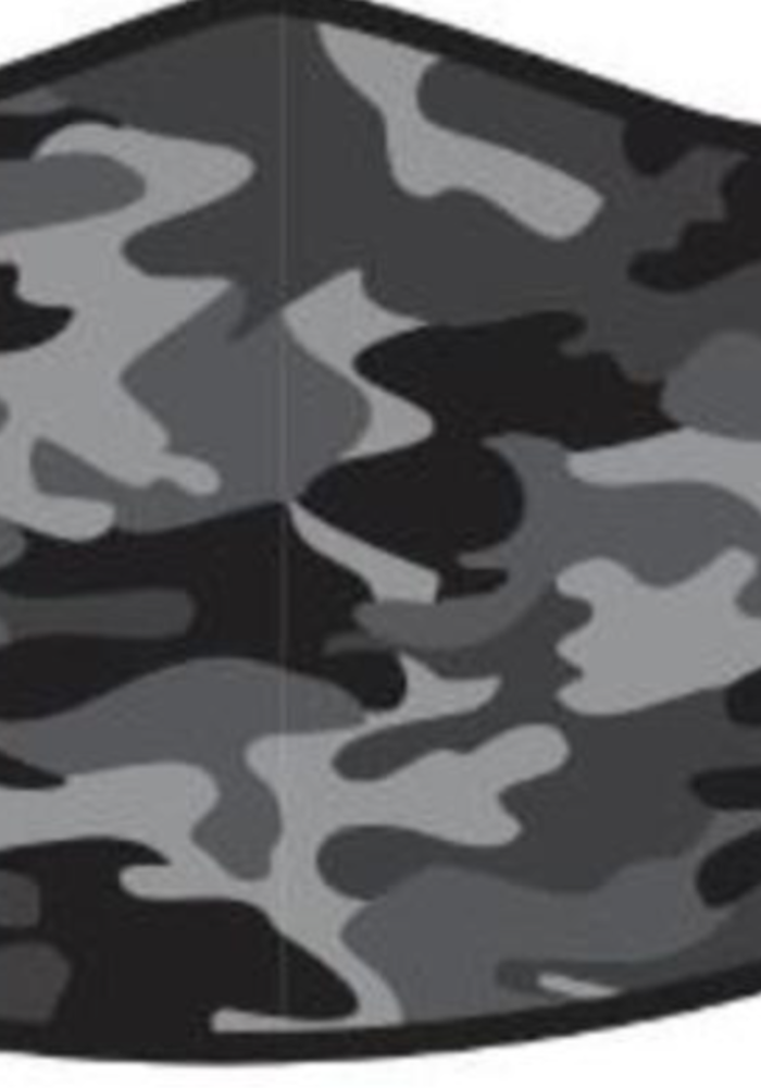 IS Adult Face Mask - Black Camo