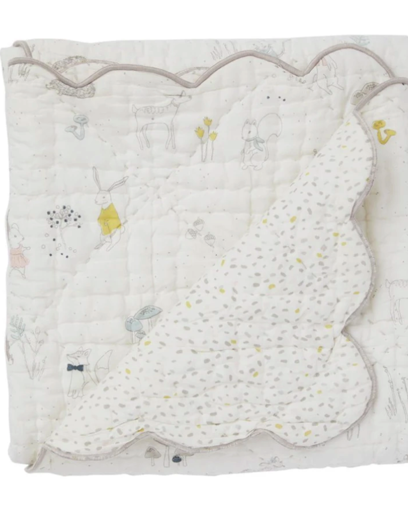 Pehr Pehr Magical Forest Scalloped Blanket