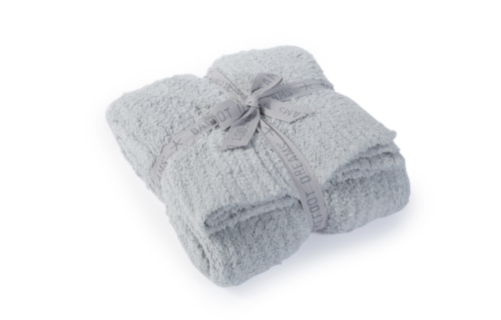 Barefoot Dreams Cozychic Ribbed Throw Ocean