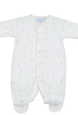 Pixie Lily PL Hey Diddle Footie 0-3m Blue/Ylw