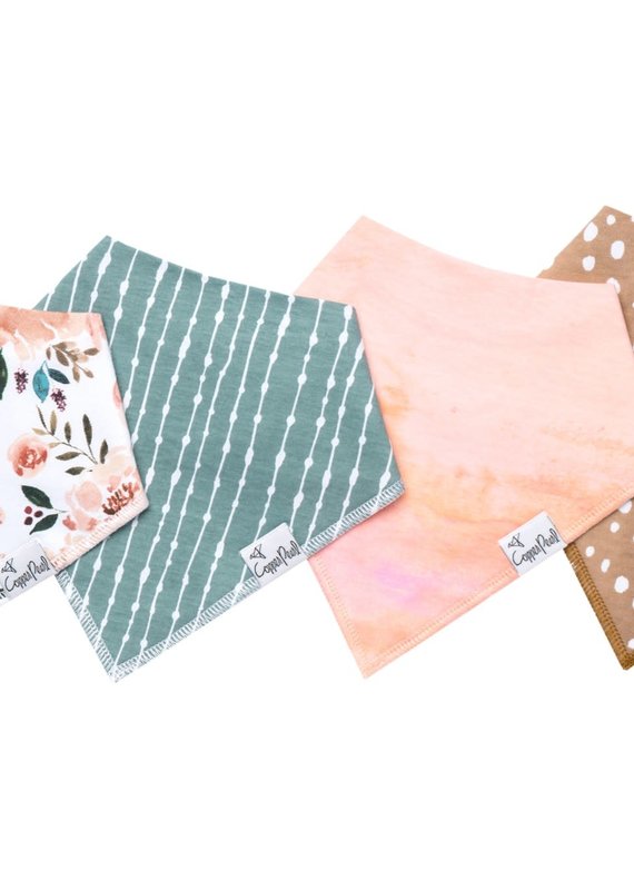 Copper Pearl CP Baby Bandana Bib 4/pk Set (More Colors Available )