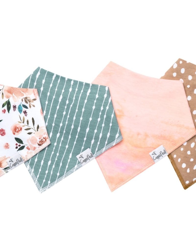 Copper Pearl CP Baby Bandana Bib 4/pk Set (More Colors Available )