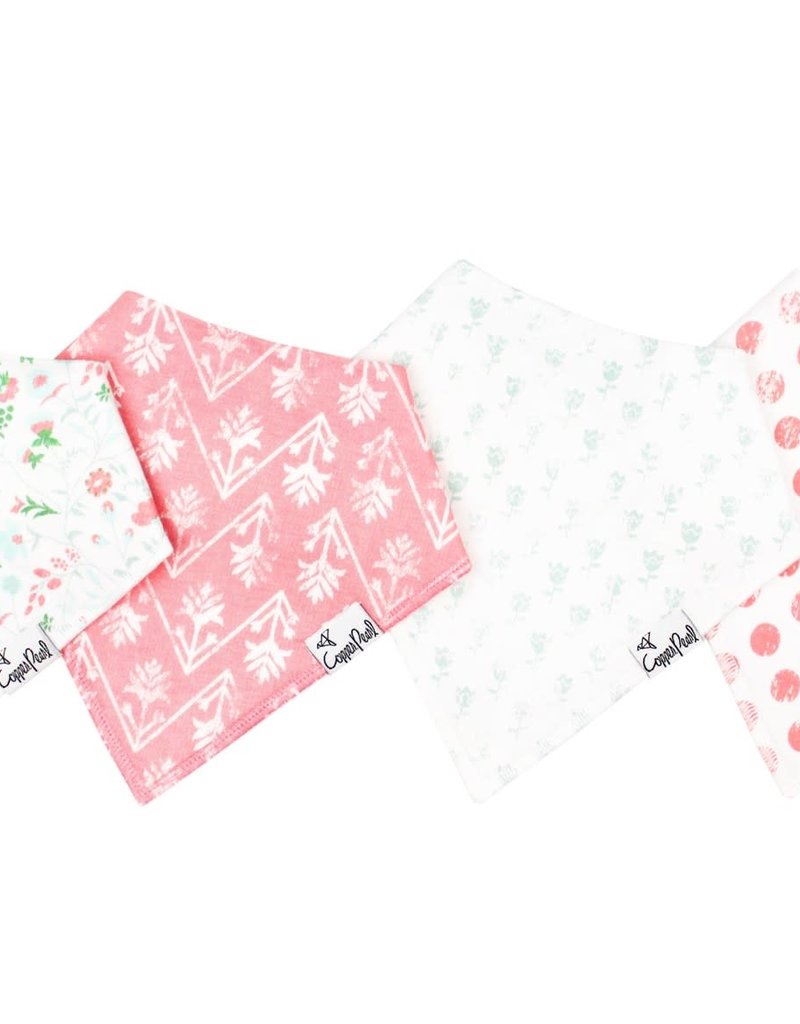 Copper Pearl CP Baby Bandana Bib 4/pk Set (More Colors Available )