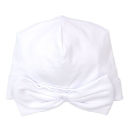 Kissy Kissy Kissy Kissy Basic Novelty Hat (w/bow) in White