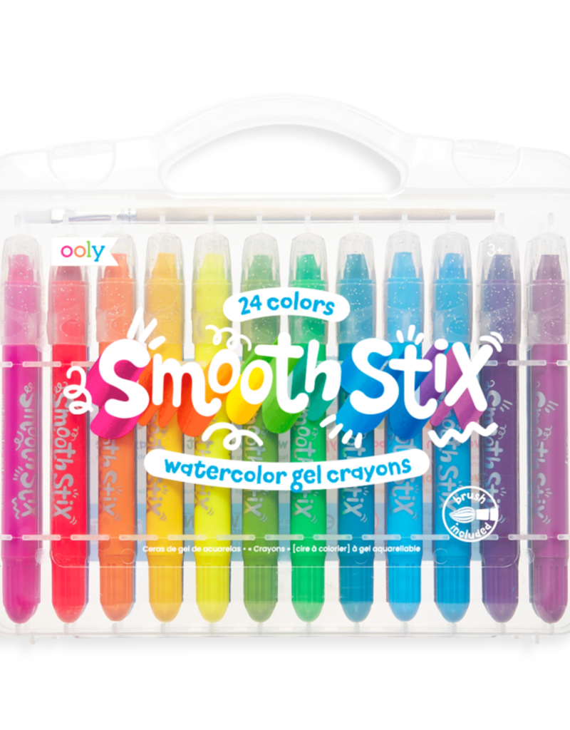 ooly Ooly Smoth Stix Watercolor Gel Crayons 7 Pc Set