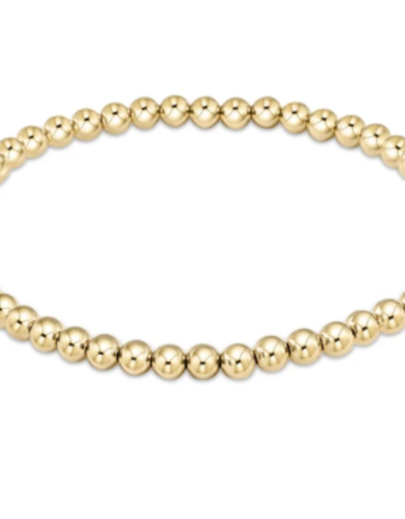 E Newton E Newton Classic Gold 4mm Bead Bracelet