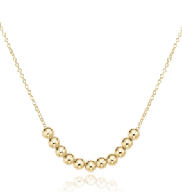 E Newton EN 16" necklace gold - classic beaded bliss 2.5mm
