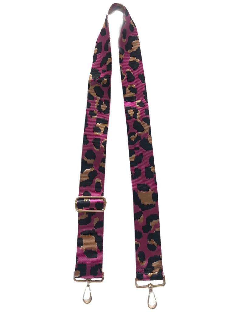 Ahdorned Leopard Adjustable Bag Strap w Gold Hardware  - plus more colors!