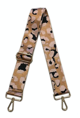 Ahdorned Leopard Adjustable Bag Strap w Gold Hardware  - plus more colors!