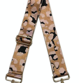 Ahdorned Leopard Adjustable Bag Strap w Gold Hardware - plus more colors!