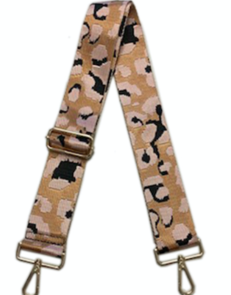 Ahdorned Leopard Adjustable Bag Strap w Gold Hardware  - plus more colors!