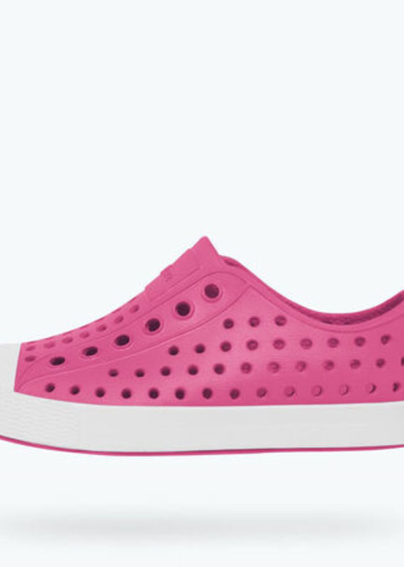 Native Jefferson Kids Hollywood Pink/Shell White