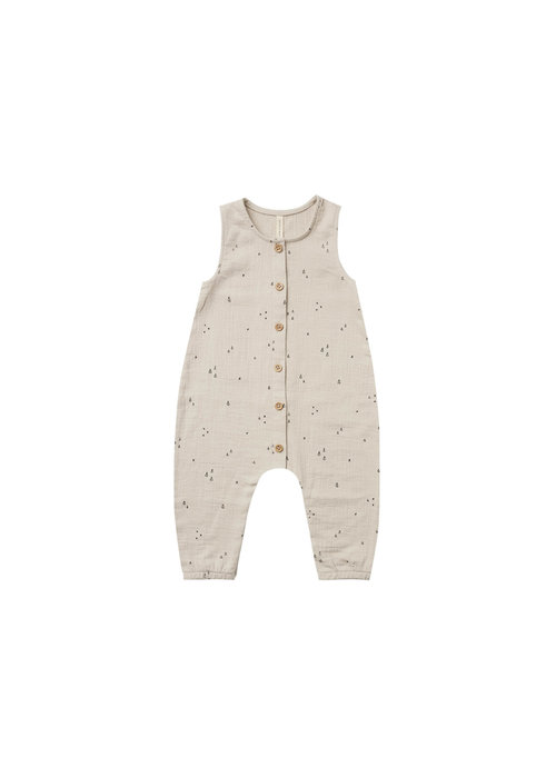 Quincy Mae Quincy Mae Woven Snap Jumpsuit Ash