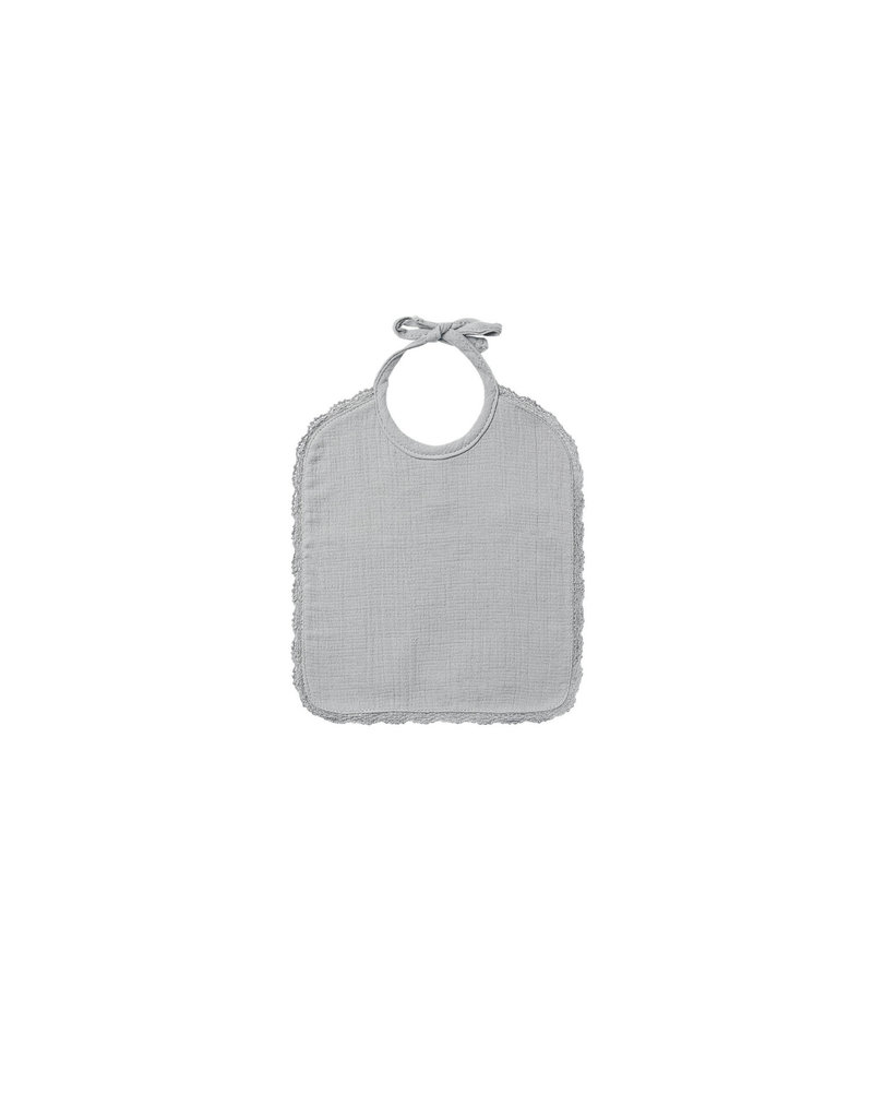 Quincy Mae Quincy Mae Periwinkle Woven Tie Bib One Size