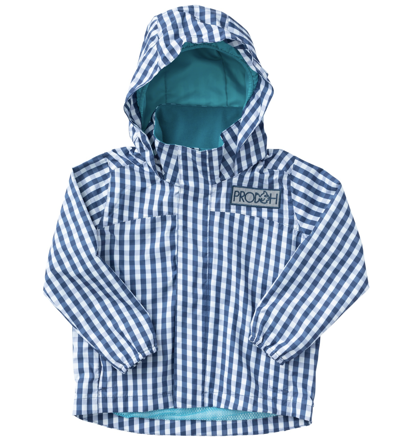 Prodoh Boys Water/Wind Reflective Jacket Blueberry Gingham - The Village  Exchange