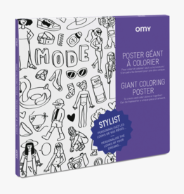 OMY Coloring Poster - Fashion Stylist
