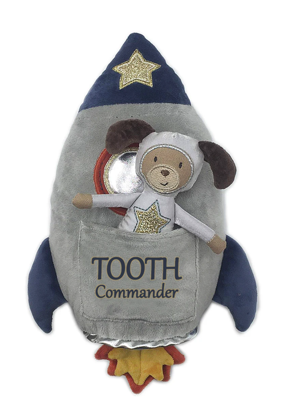 Spaceship Tooth Commander-Tooth Fairy Pillow