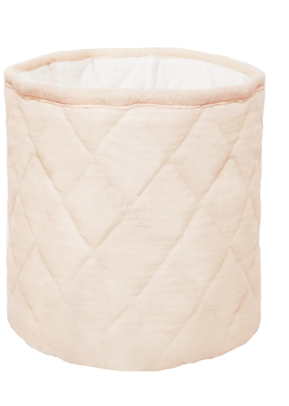 Pink Quilted Bin