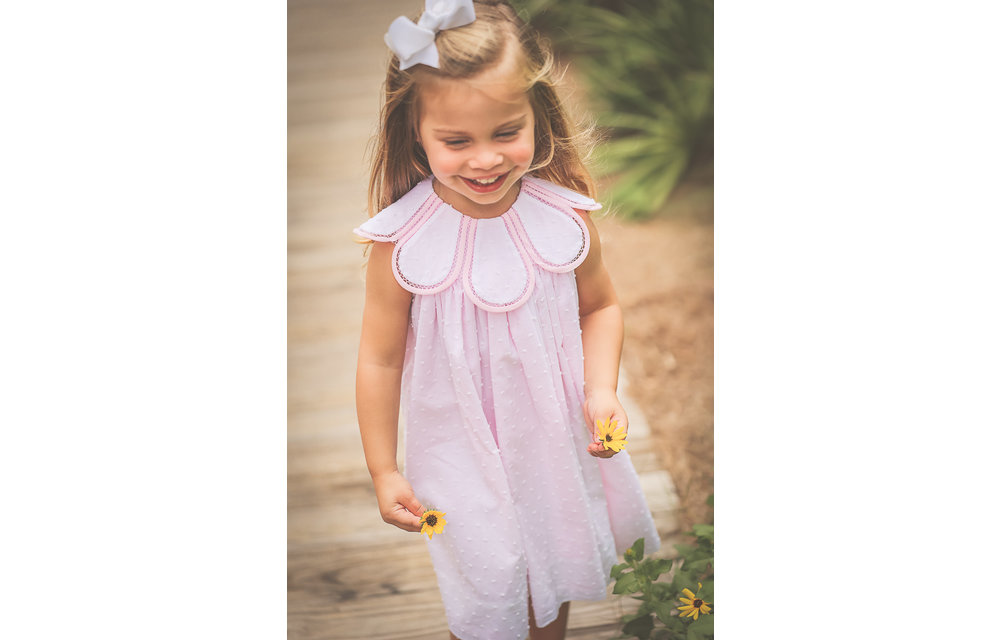 Proper Peony Lisette Tulip Dress, Dotted Swiss