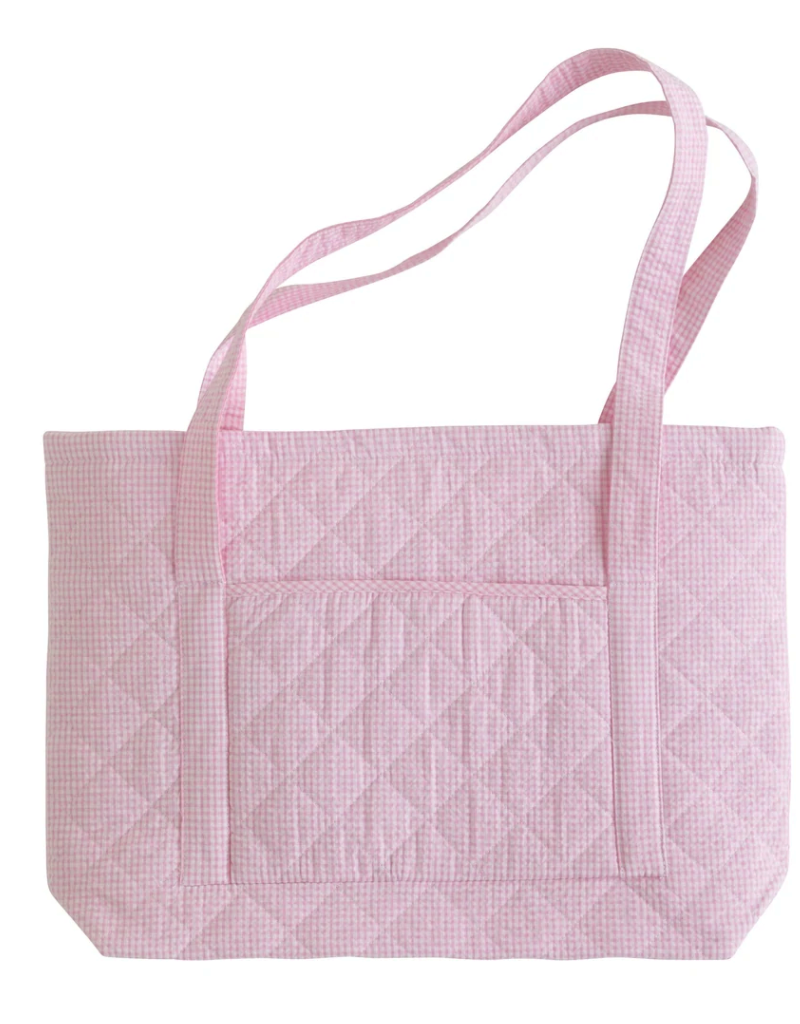Little English LE Quilted Tote-Light Pink