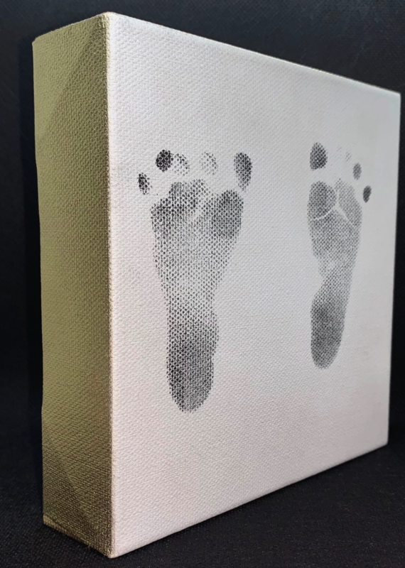 Cream and Gold Baby Print Kit