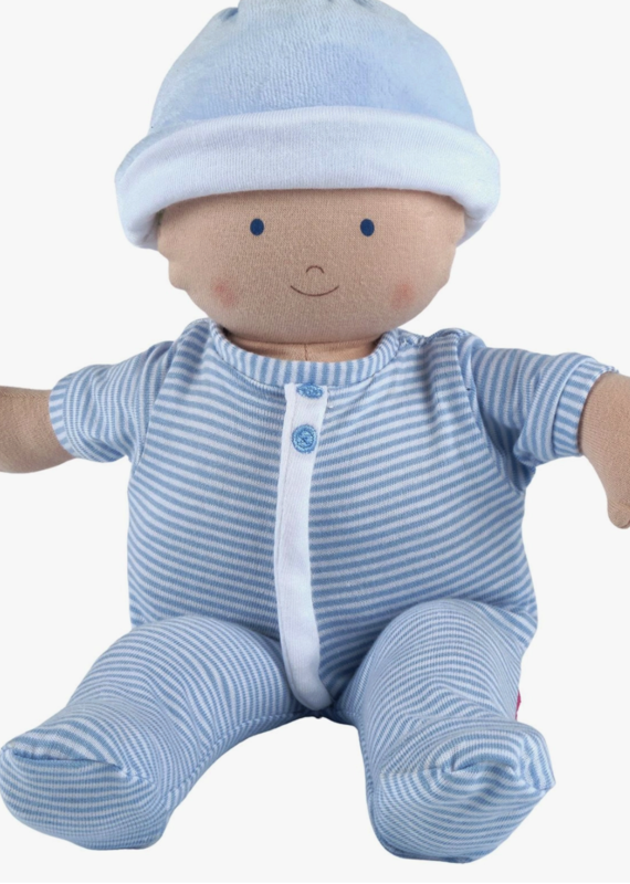 Tikiri Toys Cherub Baby Boy Doll in Blue Outift