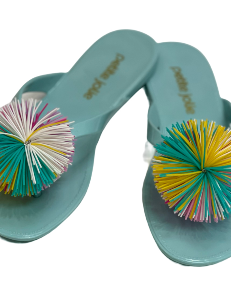 Lucky Pom Poms Sandals